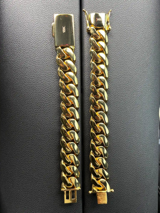 20mm Gold-Plated Cuban Bracelet